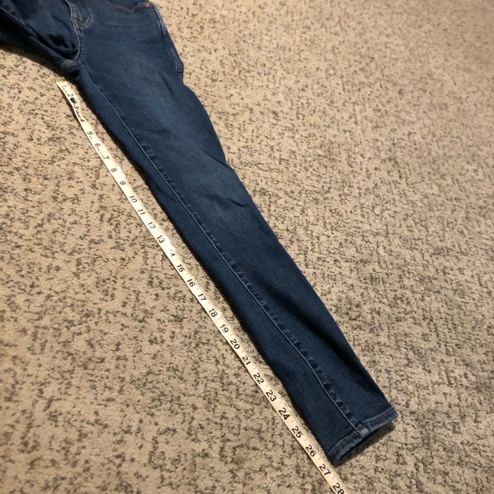 Madewell 10” High-Rise Skinny Blue Jeans Size 25 - Picture 8 of 9